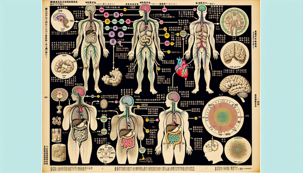 Diagram showing the effects of stress on the body