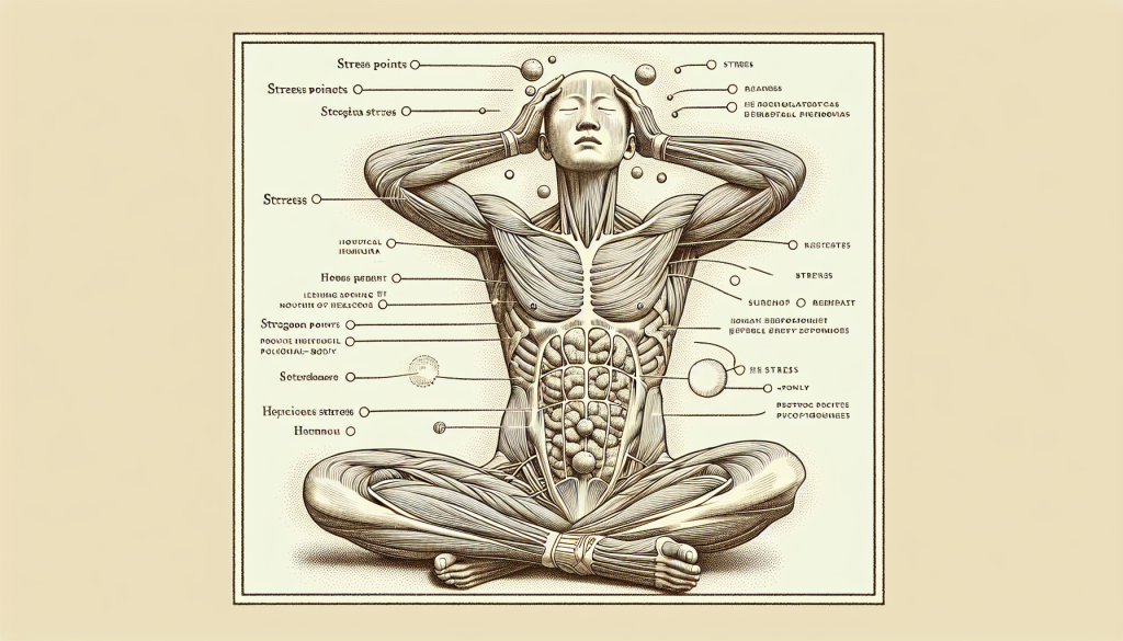 Diagram showing the effects of stress on the body