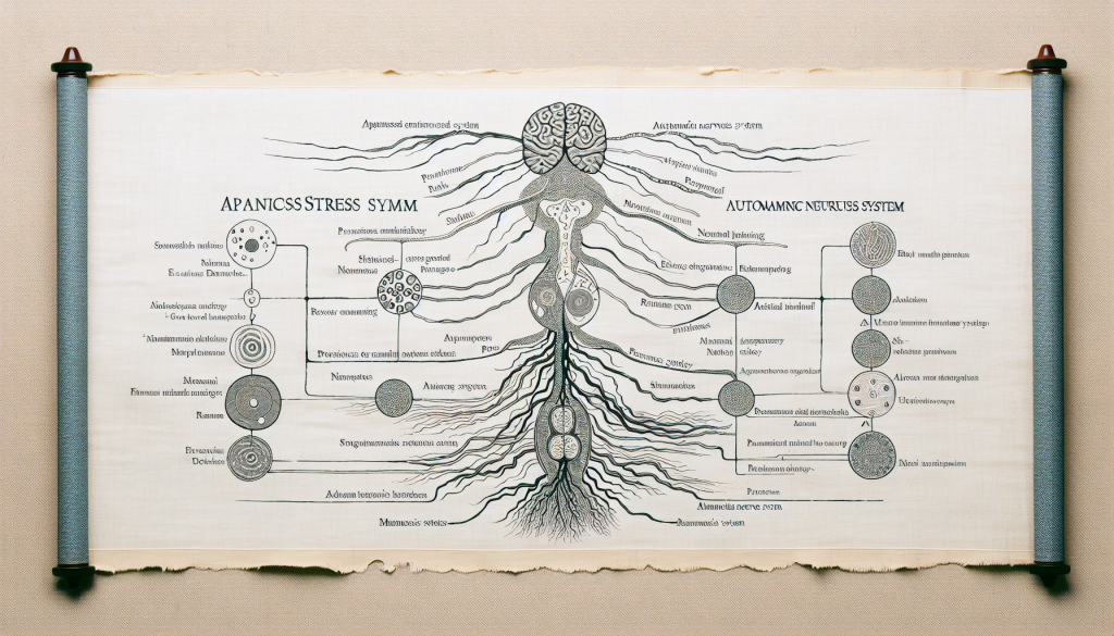 Diagram showing the impact of stress on autonomic nervous system balance