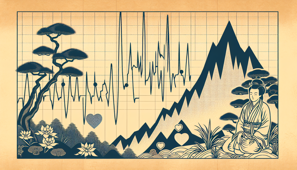 Graph of heart rate variability