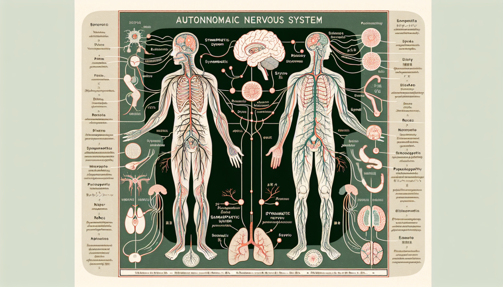 Illustration of the autonomic nervous system