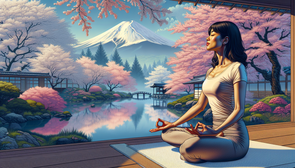 Image of a person practicing relaxation techniques