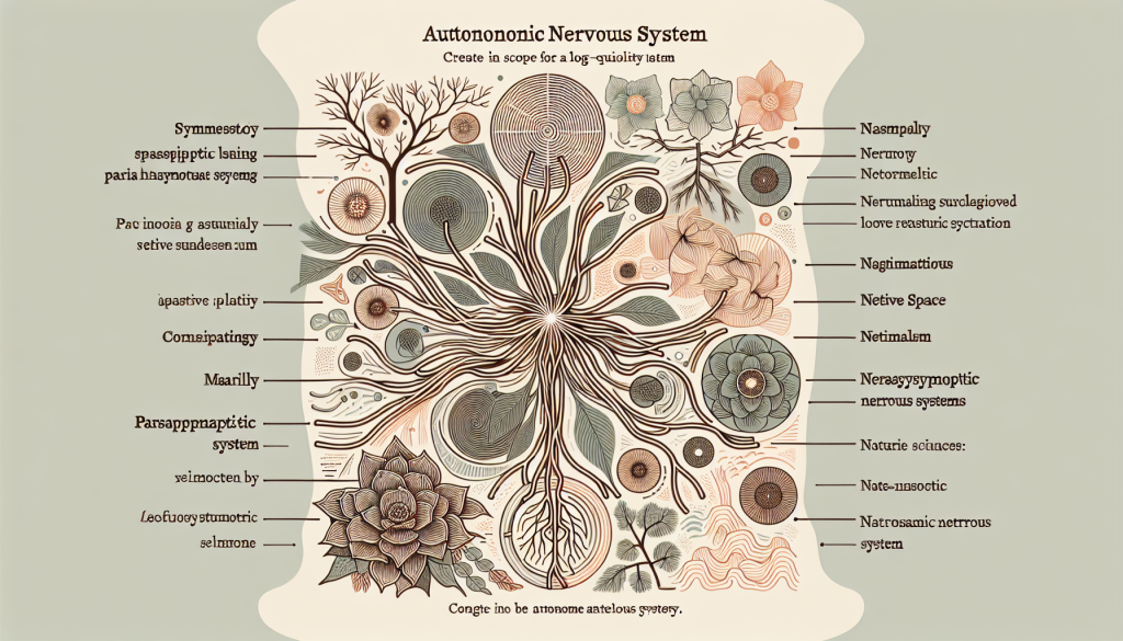 A diagram explaining the autonomic nervous system