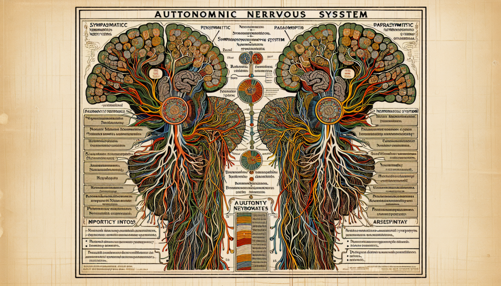A diagram of the autonomic nervous system