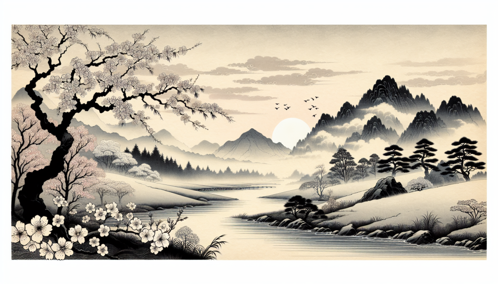 A peaceful nature scene promoting relaxation