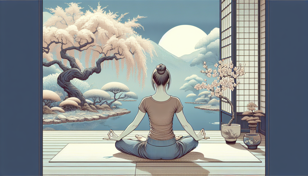 A person practicing yoga for relaxation