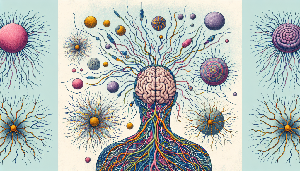 An illustration of stress affecting the nervous system