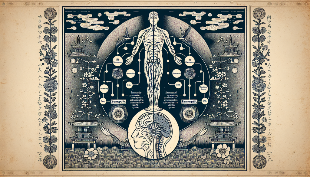 Diagram showing balance between sympathetic and parasympathetic nervous systems