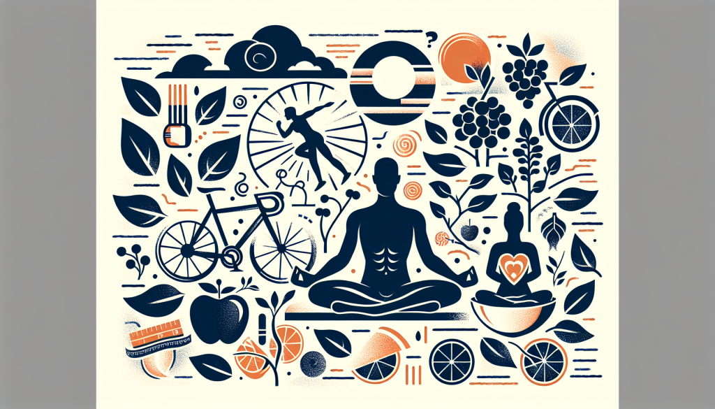 Healthy lifestyle choices graphic