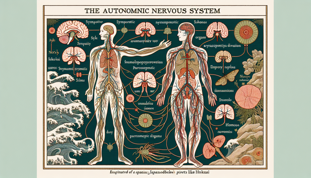 Illustration of autonomic nervous system