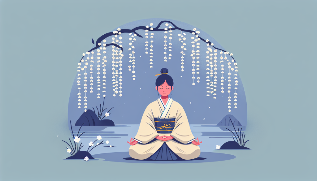 Image of a person meditating