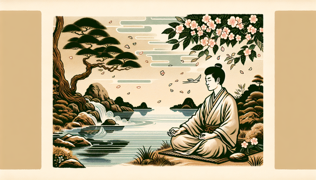 Image of a person practicing relaxation techniques