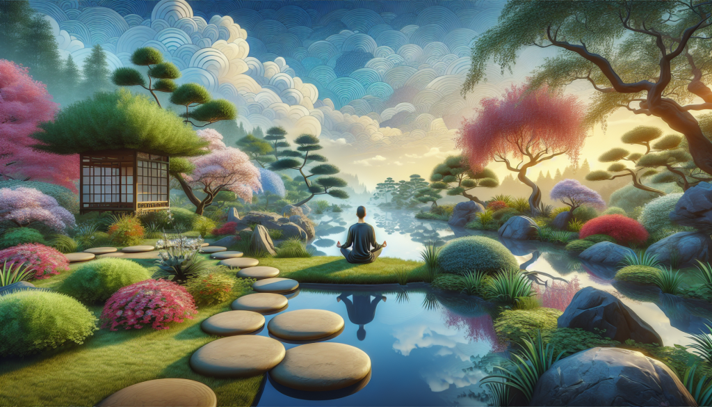 Image of someone practicing mindfulness to reduce stress