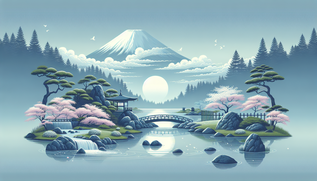 A calming scenery for relaxation