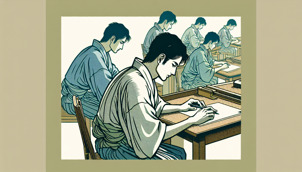 A person doing desk work with a straight posture