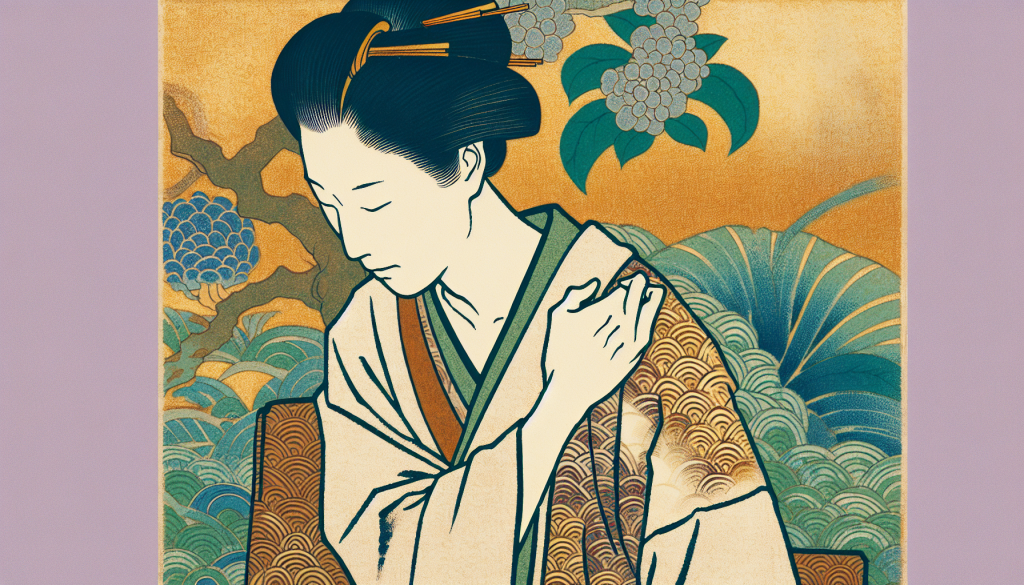 A person performing a self-massage on their shoulder