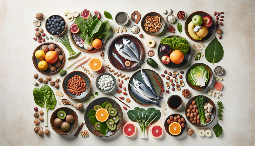 Nutritional foods rich in vitamins and magnesium