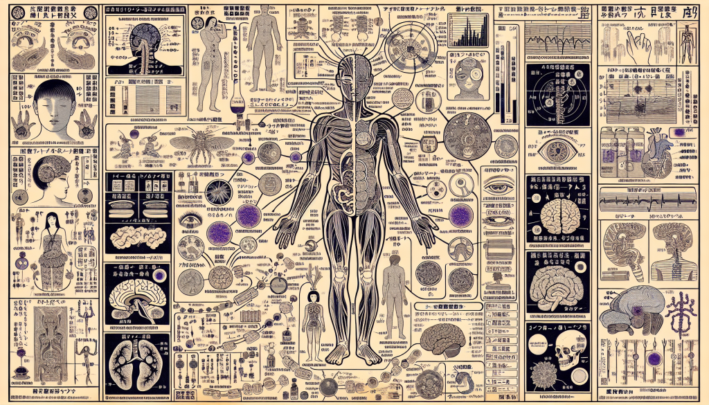 A diagram showing the effects of stress on the body