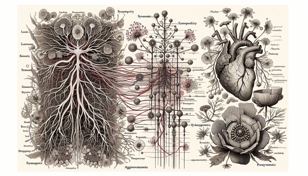 Illustration of autonomic nervous system