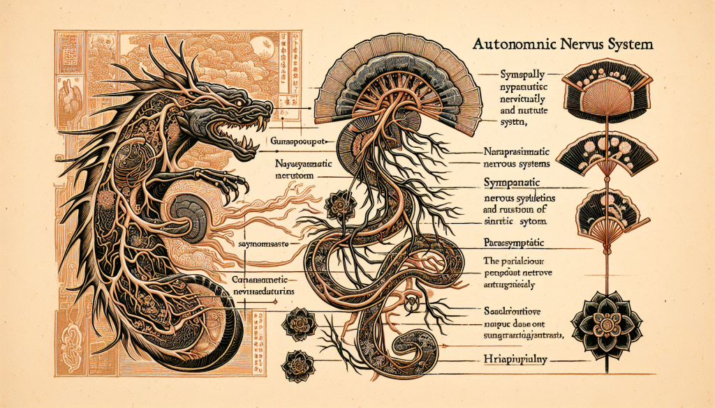 Illustration of the autonomic nervous system