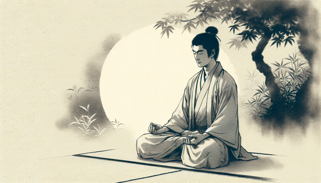 Image of a person meditating