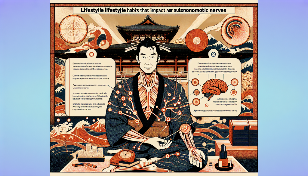 Infographic of lifestyle habits affecting autonomic nerves