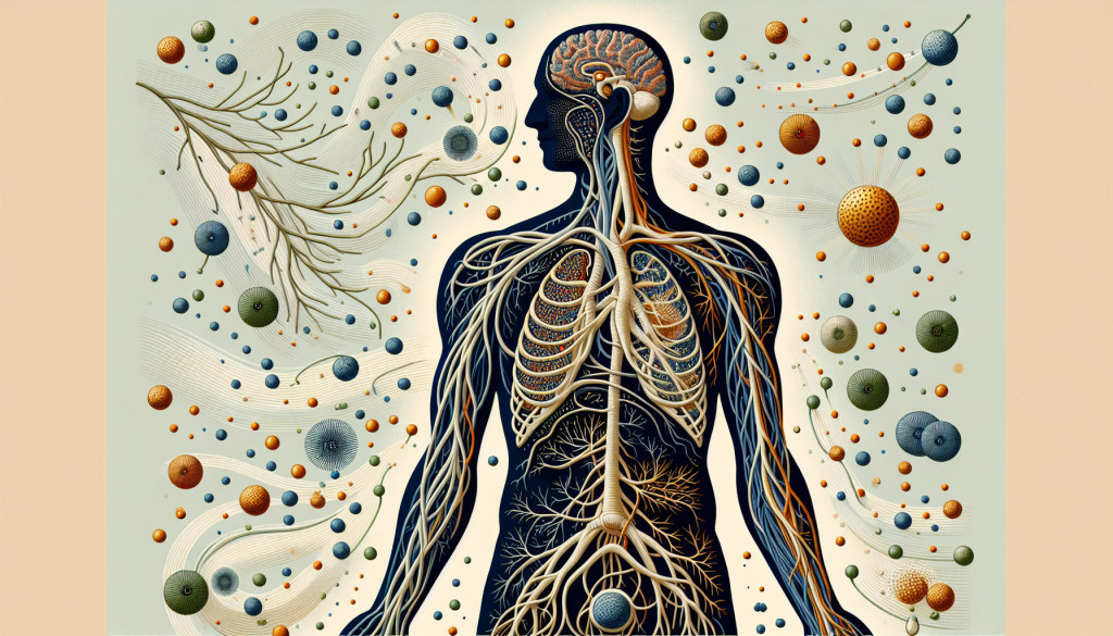 A diagram of the autonomic nervous system in the human body