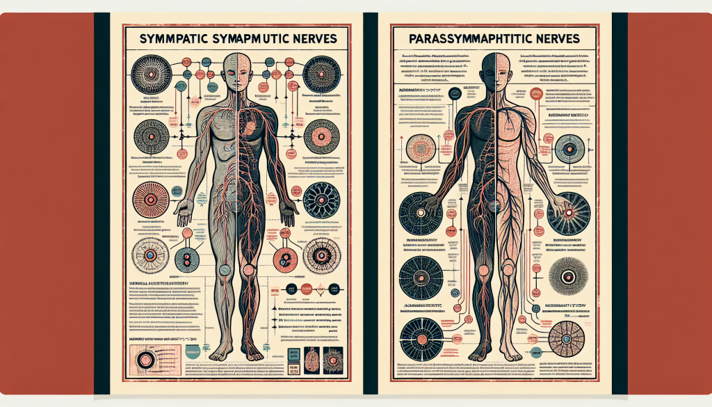 An infographic explaining the balance between sympathetic and parasympathetic nerves