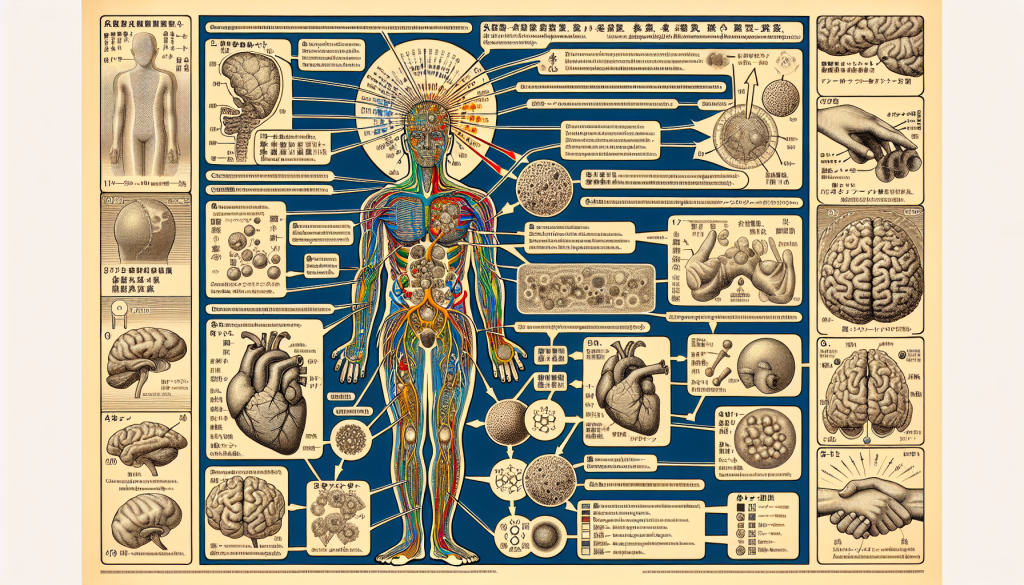 Diagram showing the effects of stress on the body