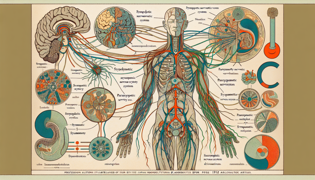 Illustration of the autonomic nervous system