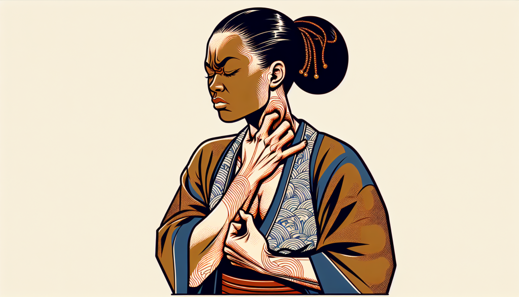 Stress impact on the body illustration