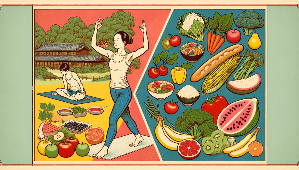 A balanced lifestyle with exercise and healthy eating