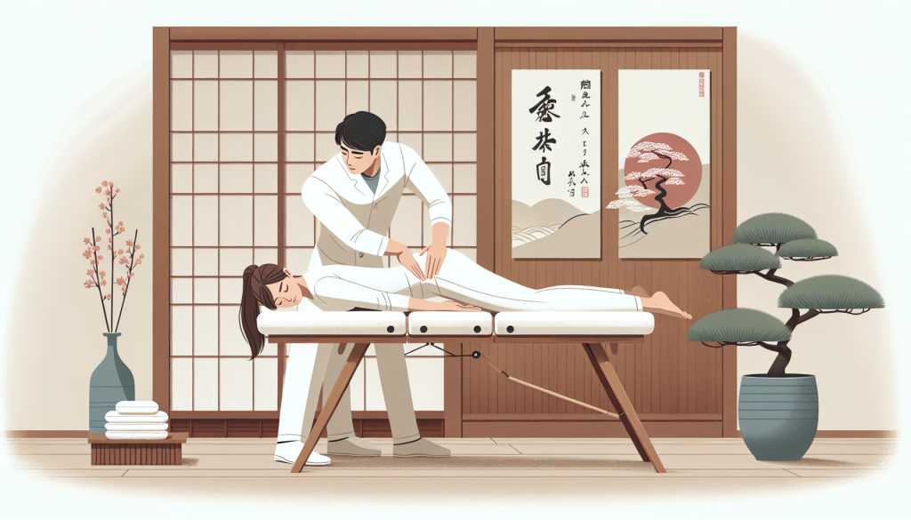 A chiropractor giving a treatment