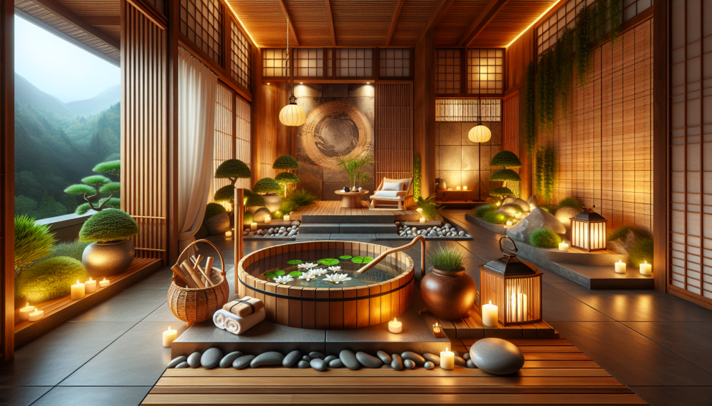 A relaxing spa setting
