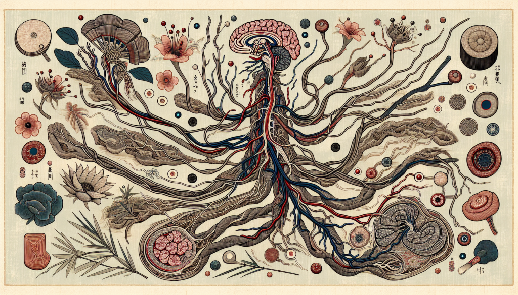 An illustration of the autonomic nervous system
