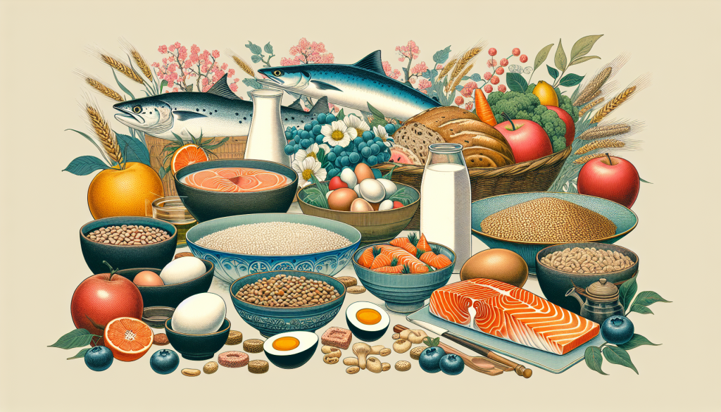 Foods rich in Vitamin B and Omega-3