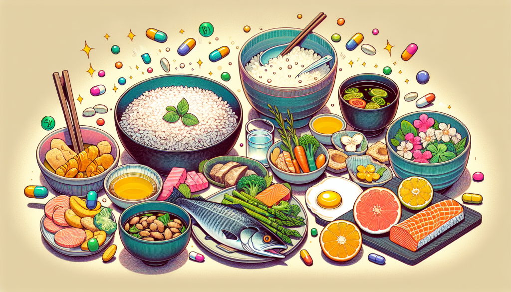 Healthy breakfast with vitamins