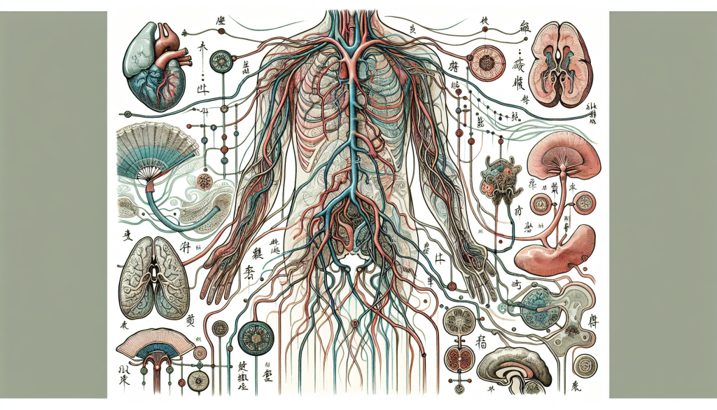 Illustration of the autonomic nervous system
