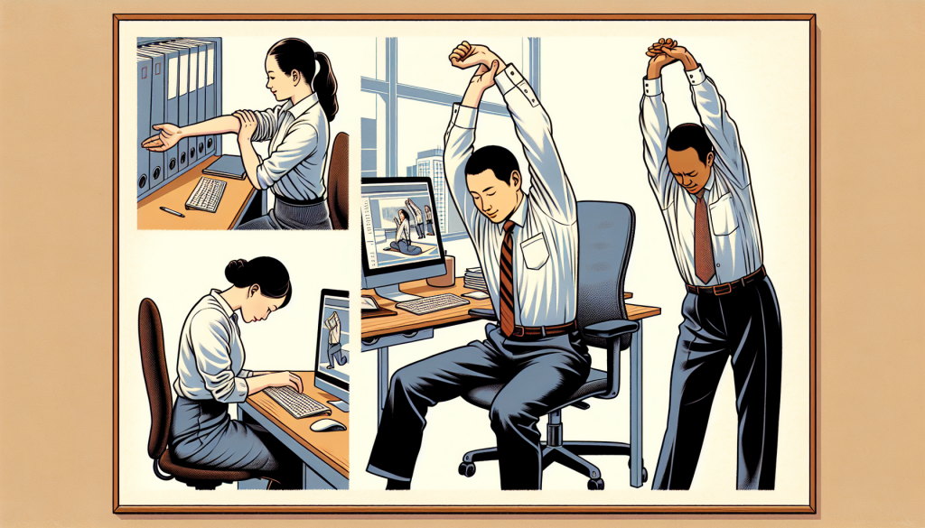 Simple desk exercises for shoulder relief